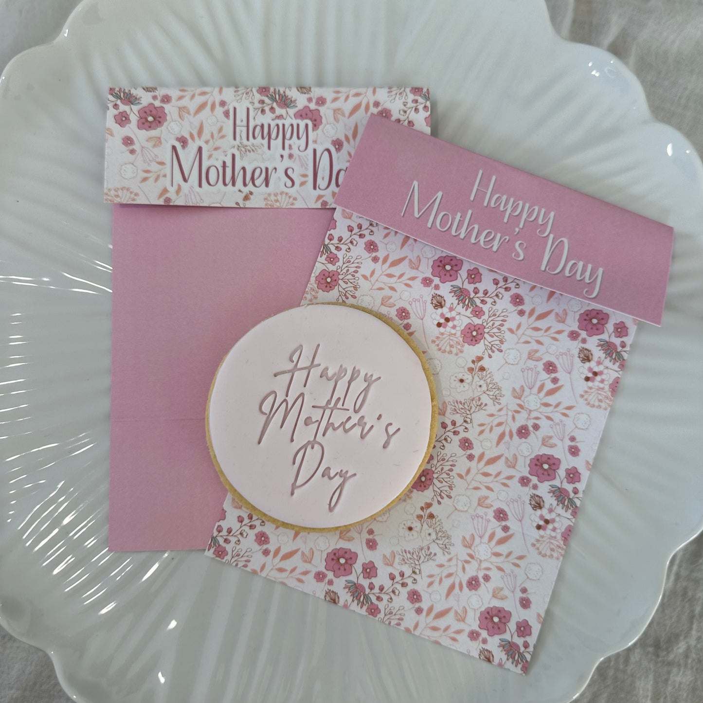 'Mothers Day' Bag Topper double sided- floral 10 pack