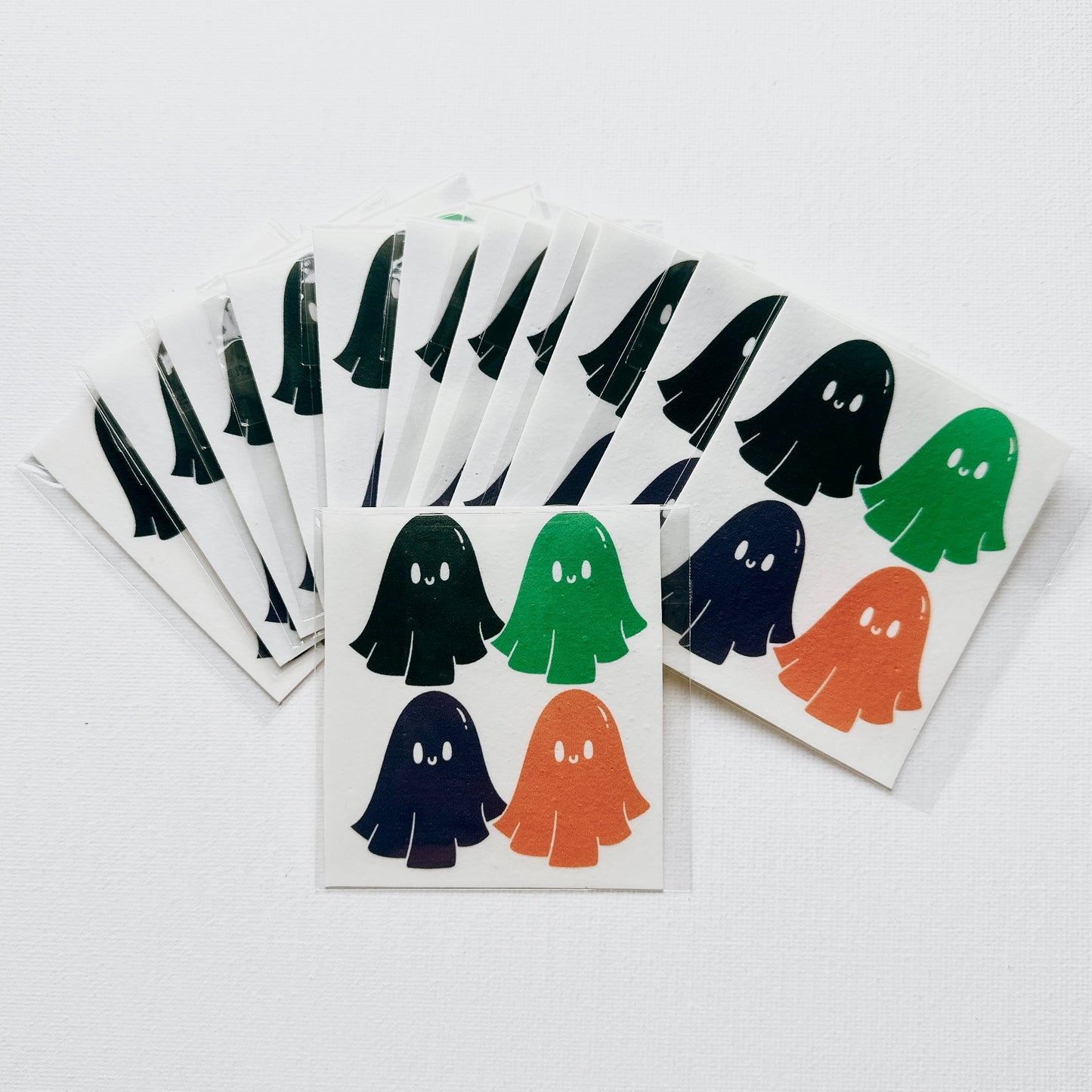 12x ghost Halloween PYO paint palette