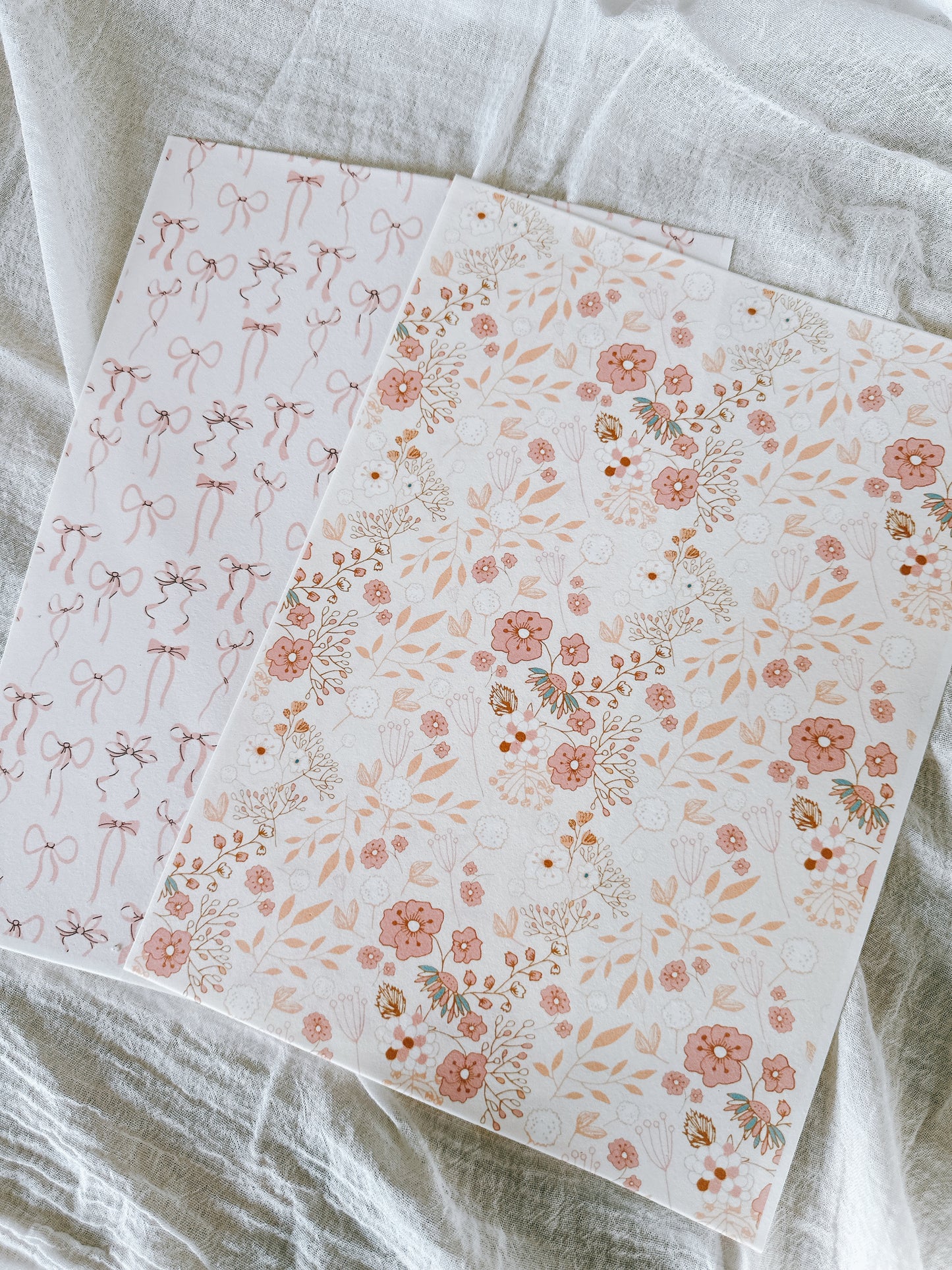 A4 floral edible icing sheet