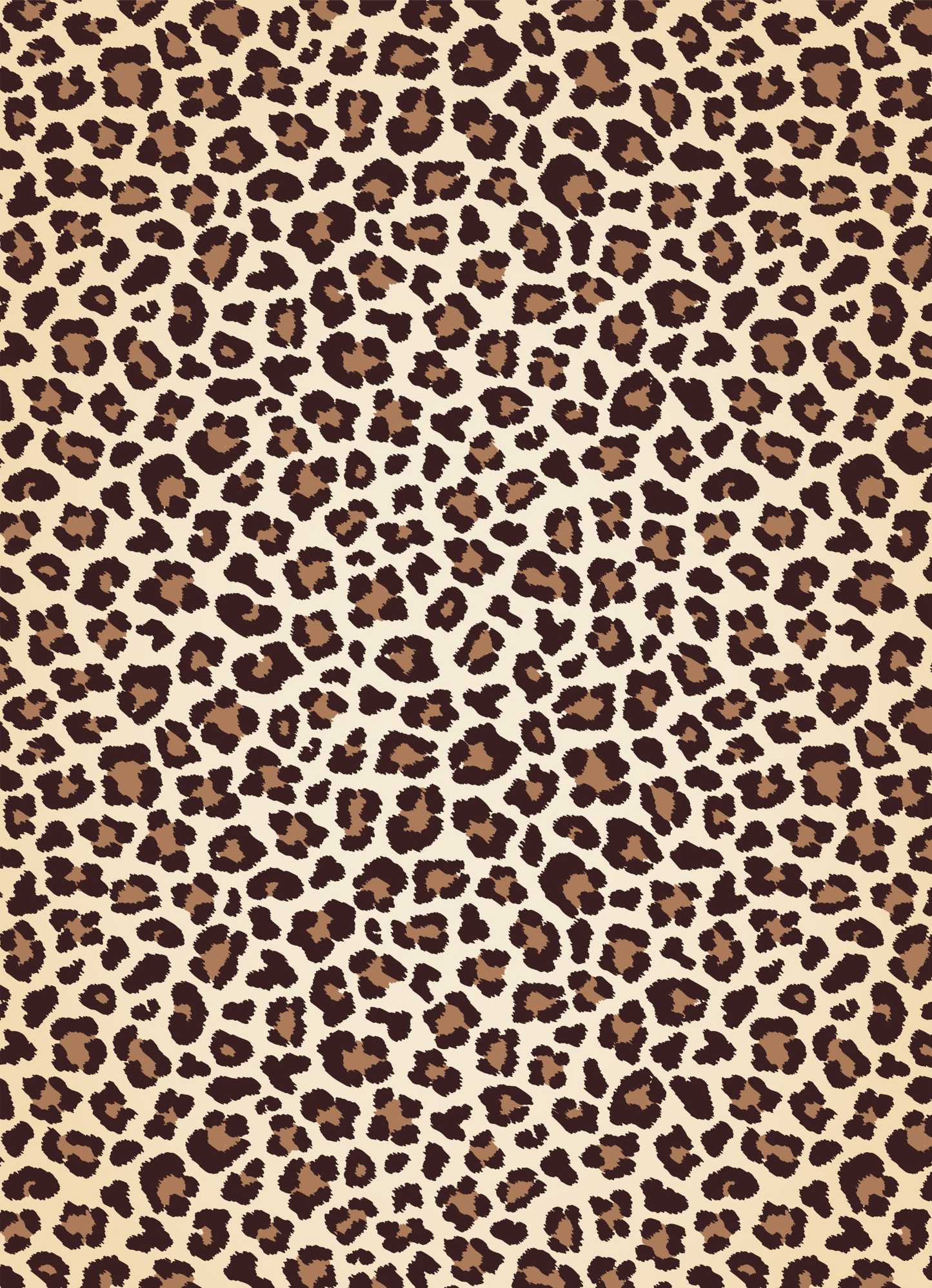Leopard Print- A4 edible image