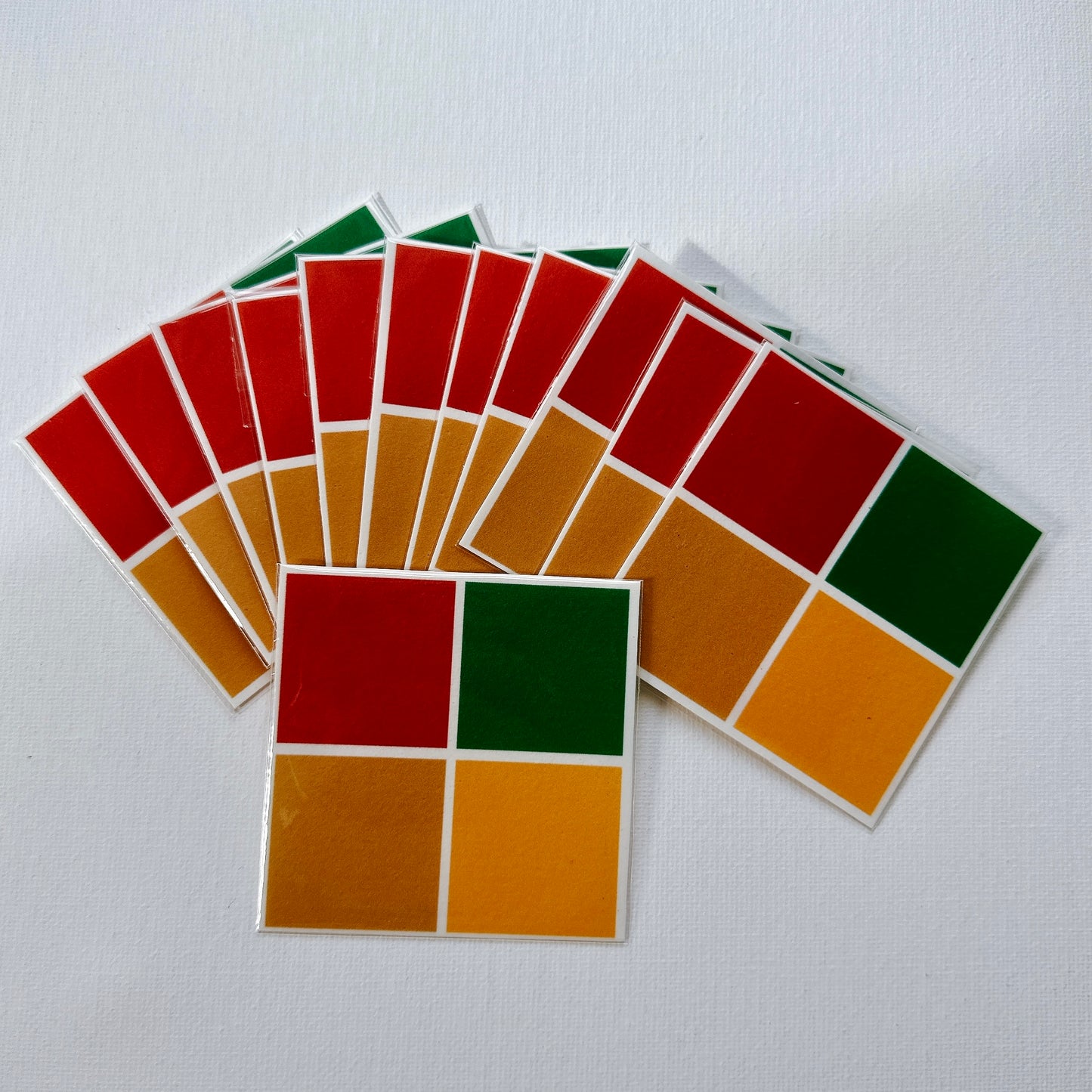 12x 4 colour Christmas PYO paint palette