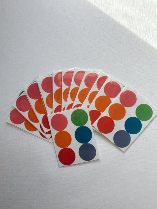 12 round 6 colour PYO paint palette
