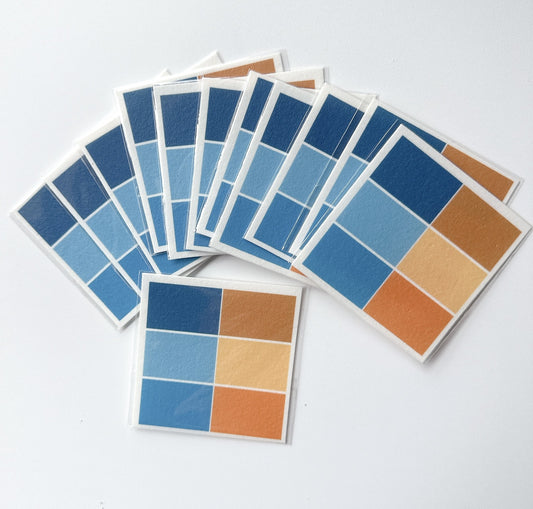 12 Bluey PYO paint palette